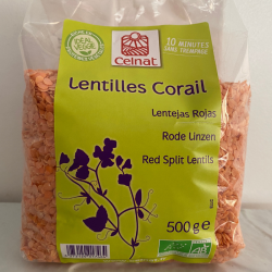 Lentille Rouge Corail 500g